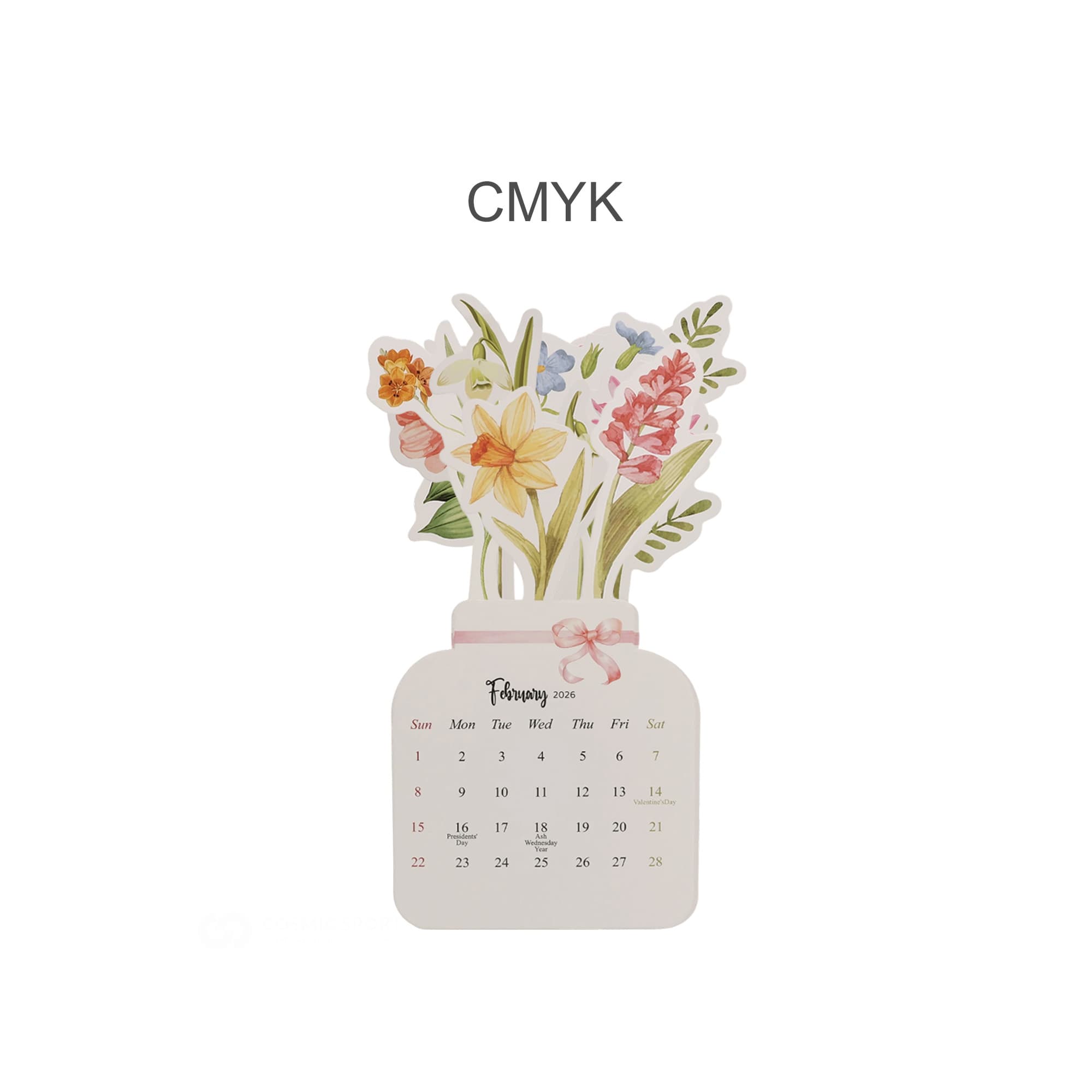 Flowers Desk Calendar