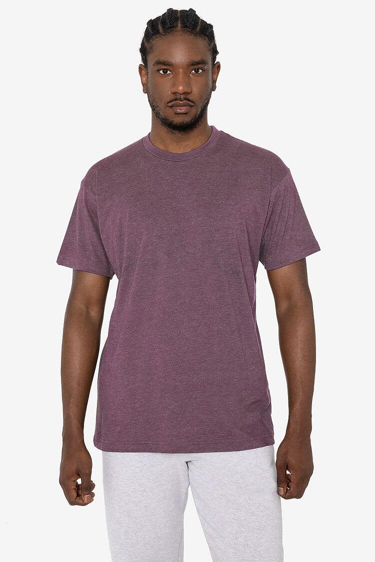Short Sleeve Cotton Poly Crew Tee