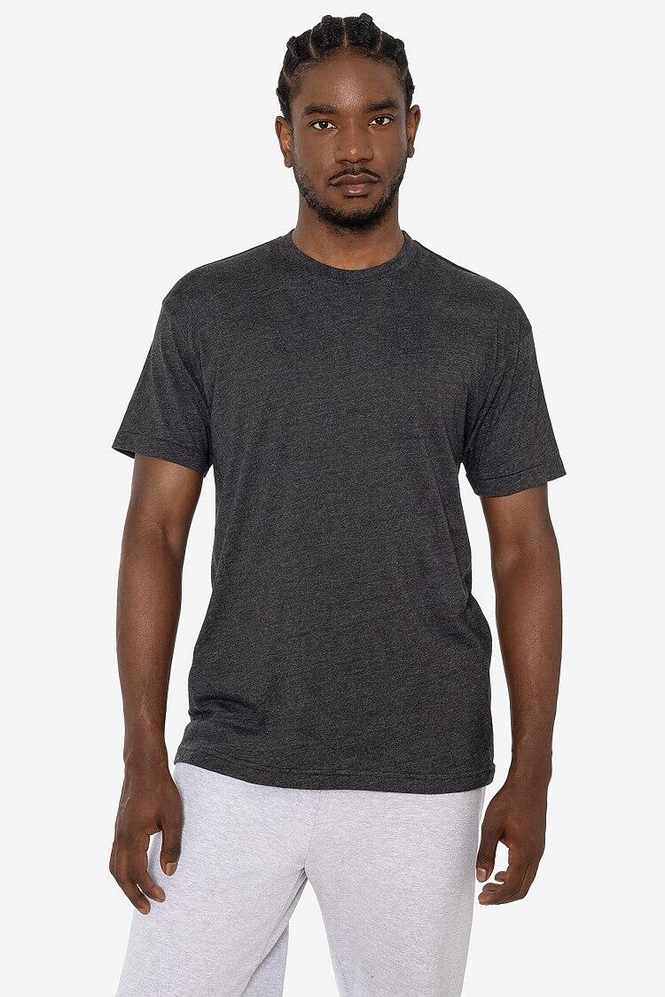 Short Sleeve Cotton Poly Crew Tee