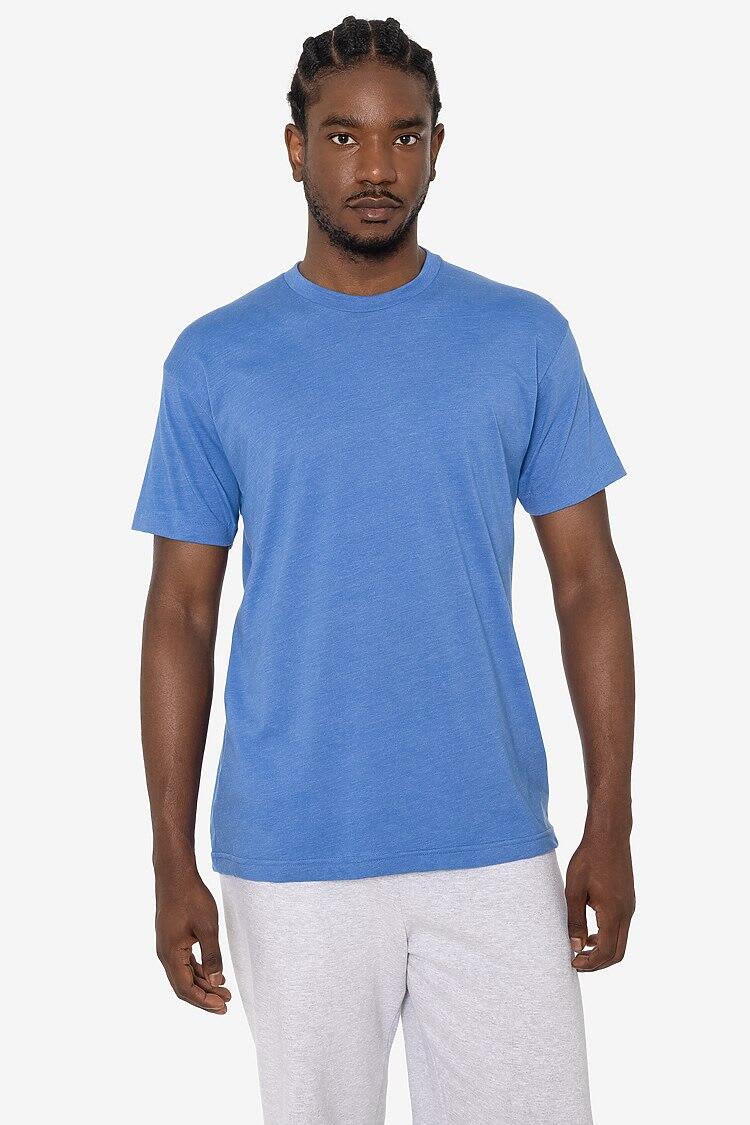 Short Sleeve Cotton Poly Crew Tee