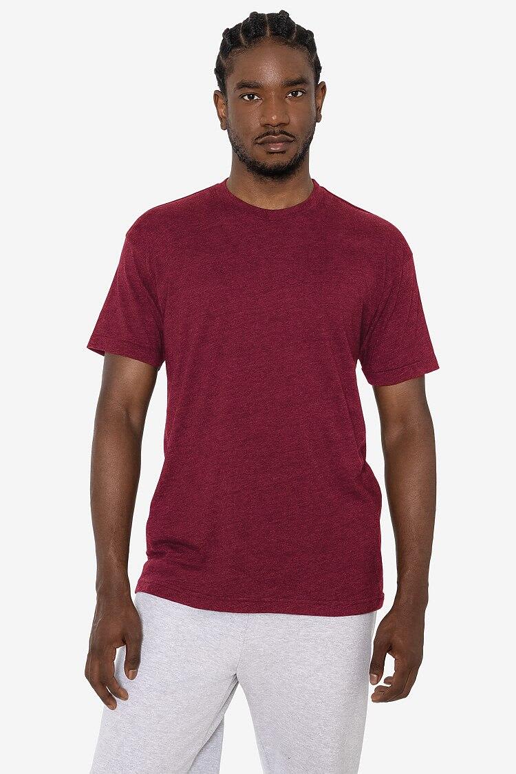 Short Sleeve Cotton Poly Crew Tee