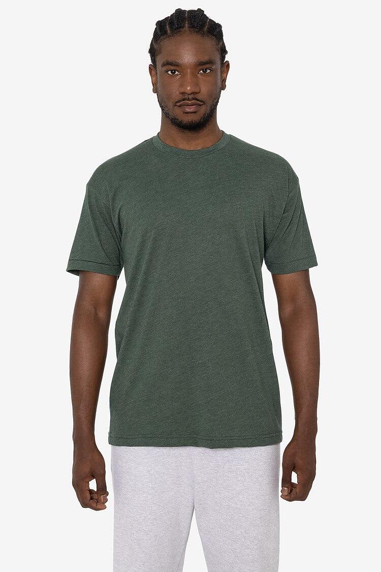 Short Sleeve Cotton Poly Crew Tee
