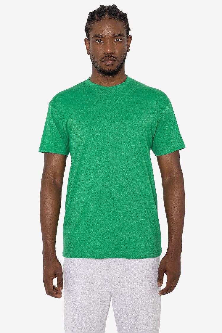Short Sleeve Cotton Poly Crew Tee