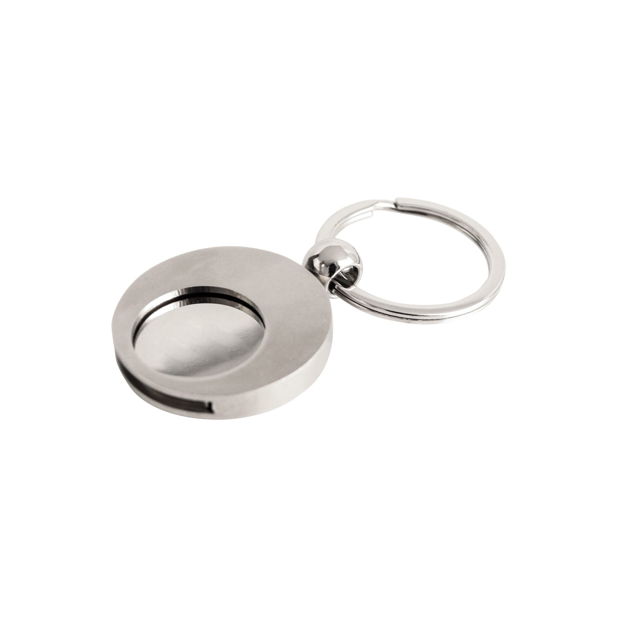 Round Trolley Coin Keyring