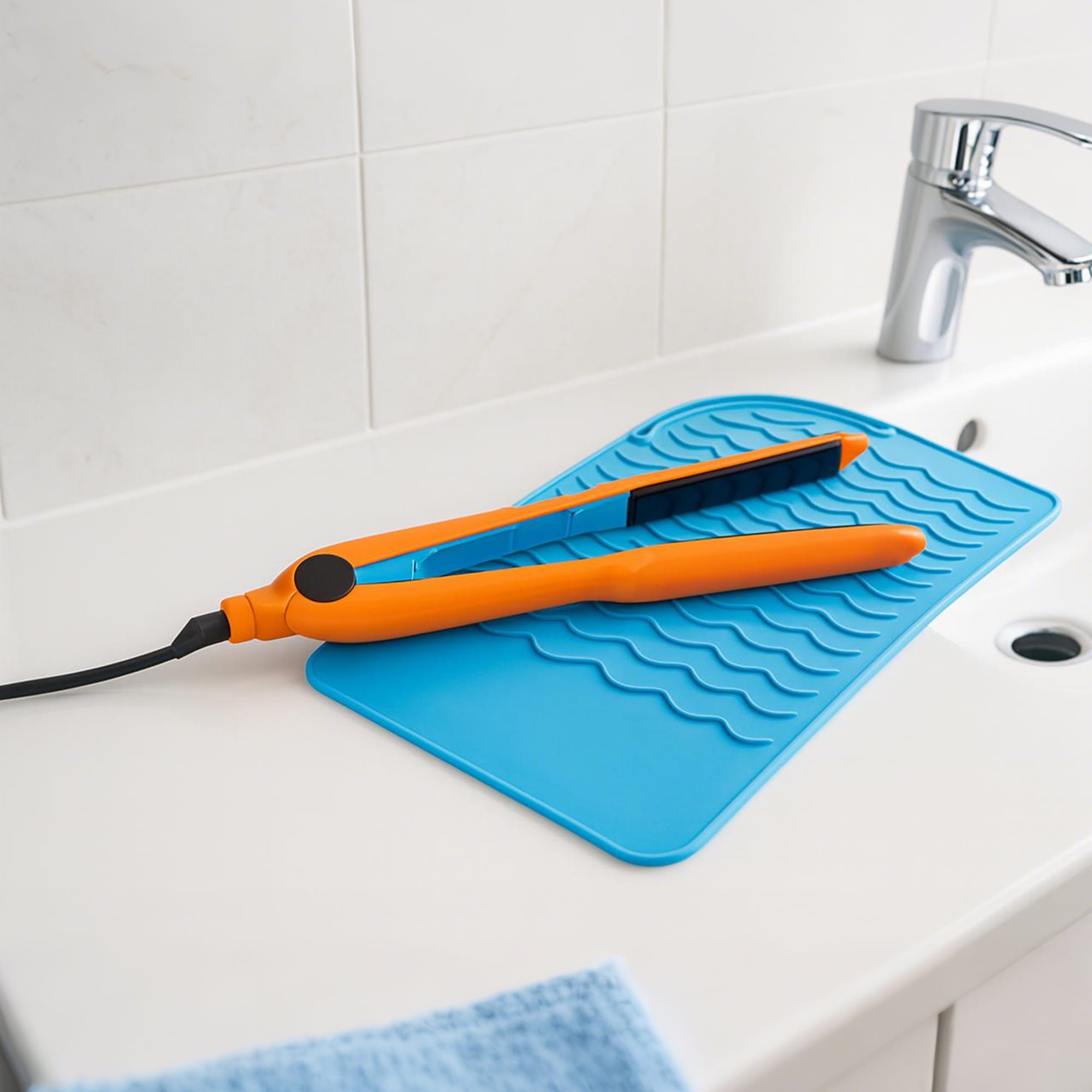 Travel Silicone Hair Straightener Pad