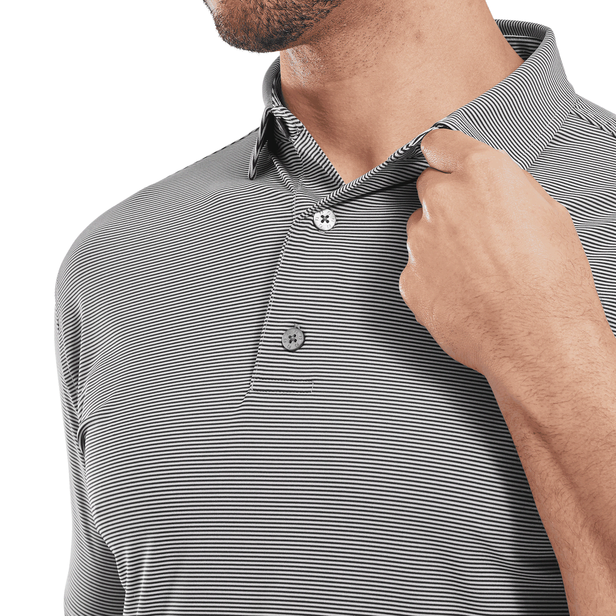 Foot Joy Stretch Pique Lisle Micro Feeder Stripe - Men's