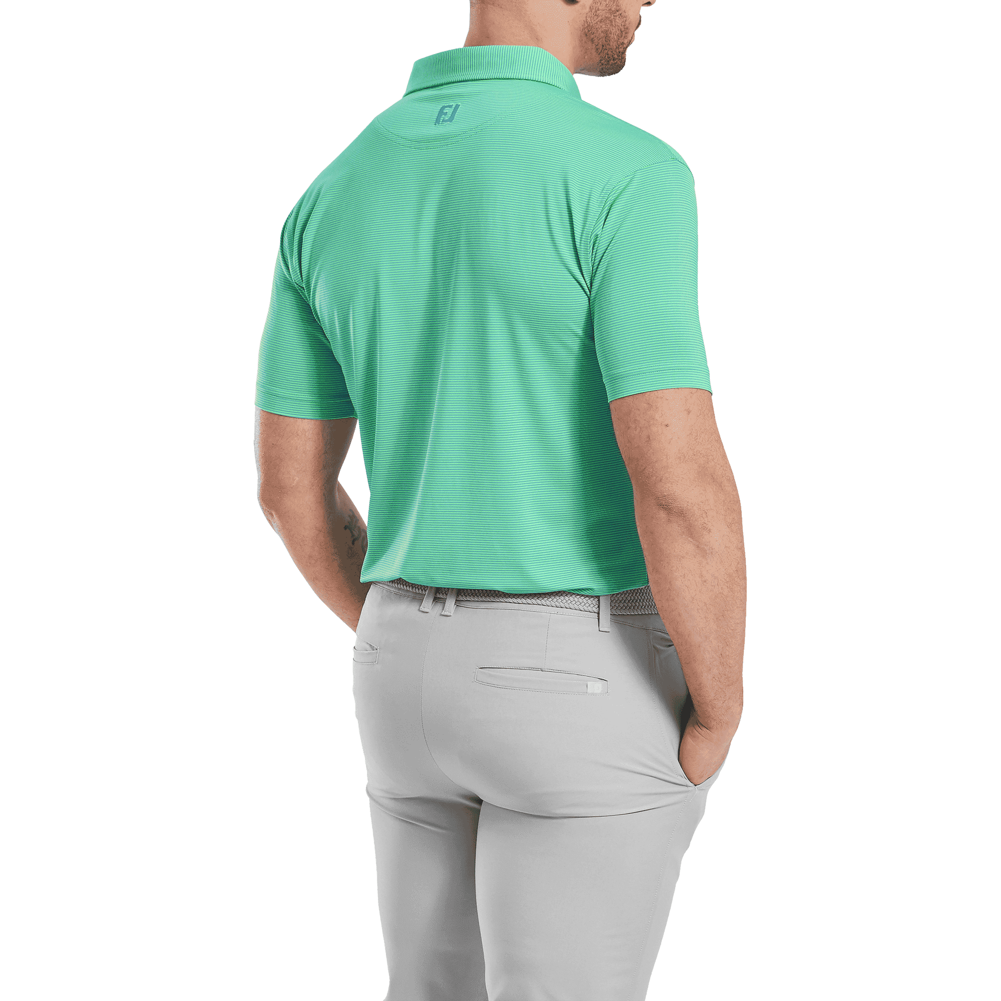 Foot Joy Stretch Pique Lisle Micro Feeder Stripe - Men's