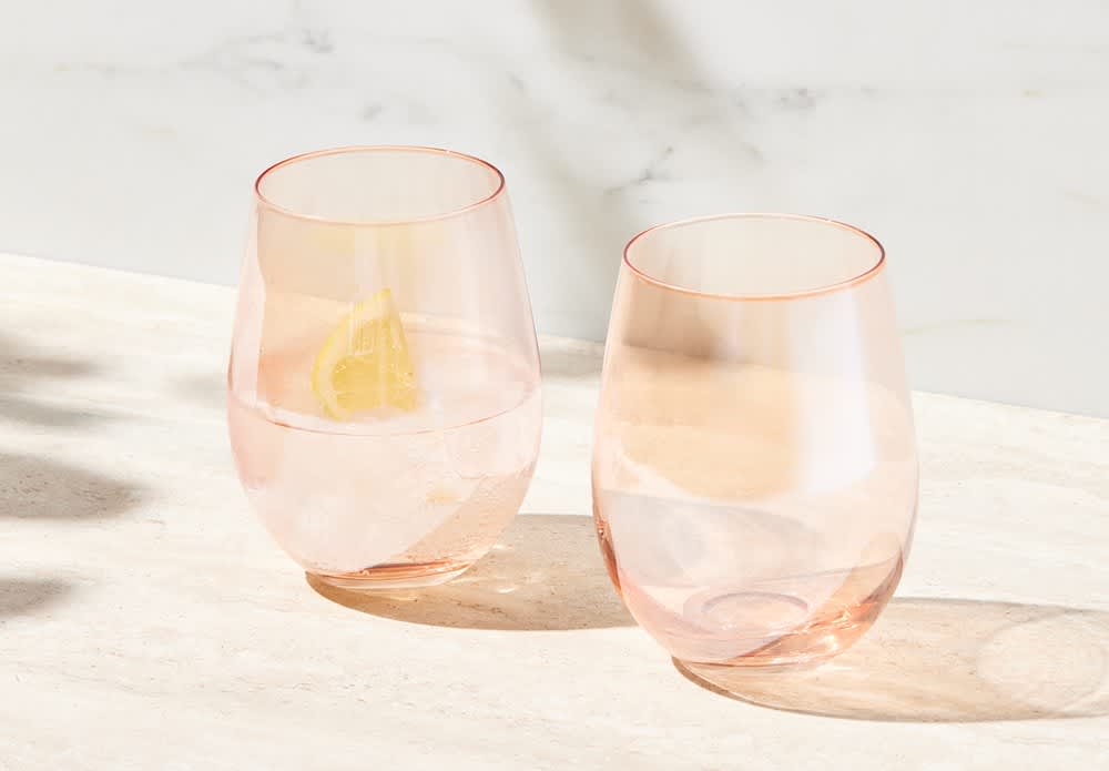 Glamour Stemless Glass 540ML Set of 2