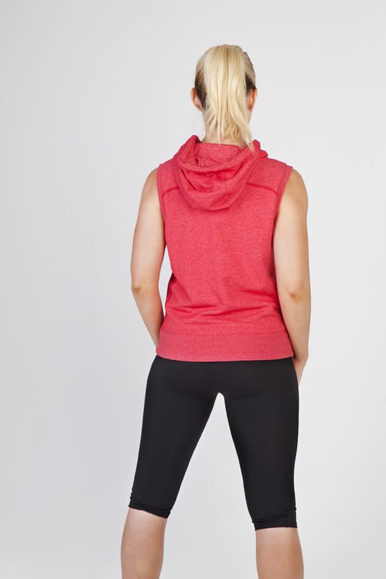 Womens/Junior Heather SLEEVELESS Hoodies - Greatness Range