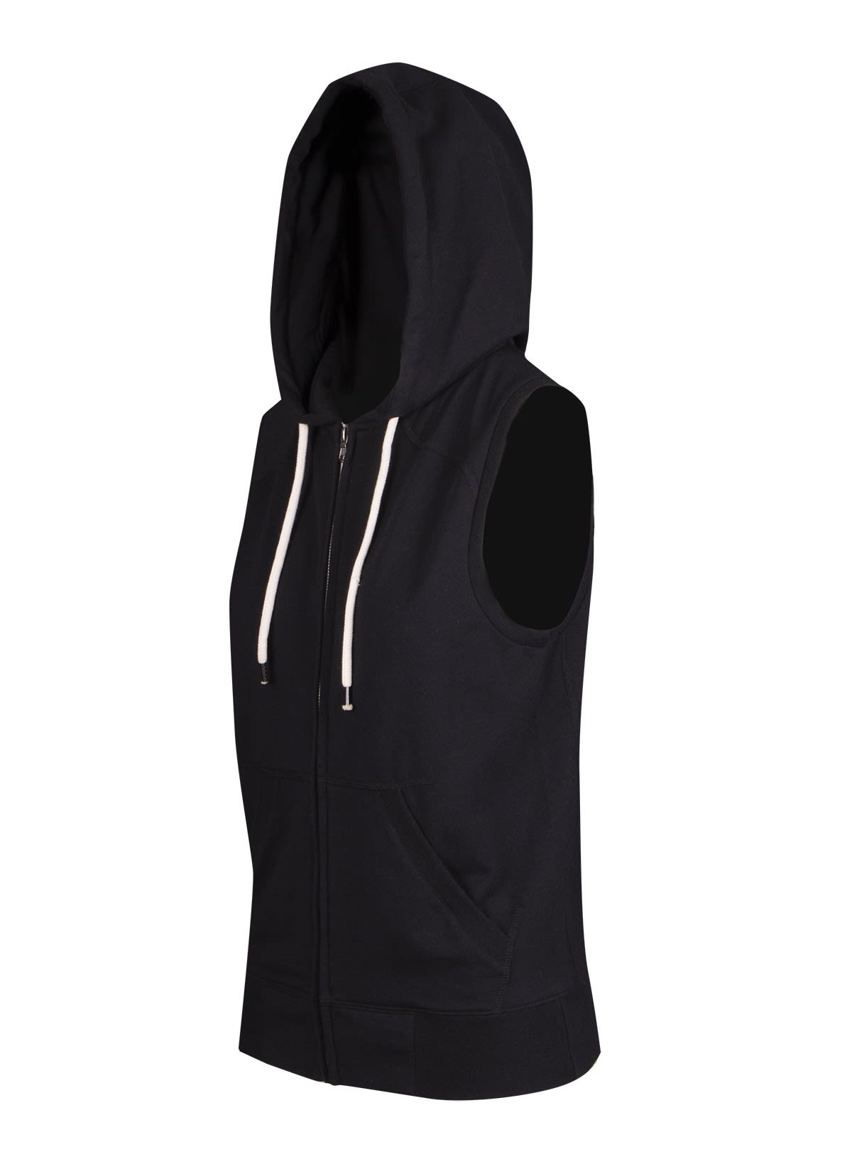 Womens/Junior Heather SLEEVELESS ZIP Hoodies - Greatness Range