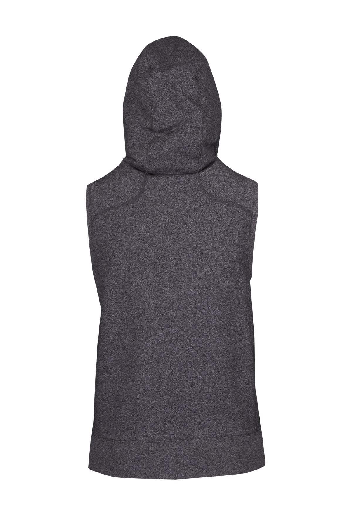 Womens/Junior Heather SLEEVELESS ZIP Hoodies - Greatness Range