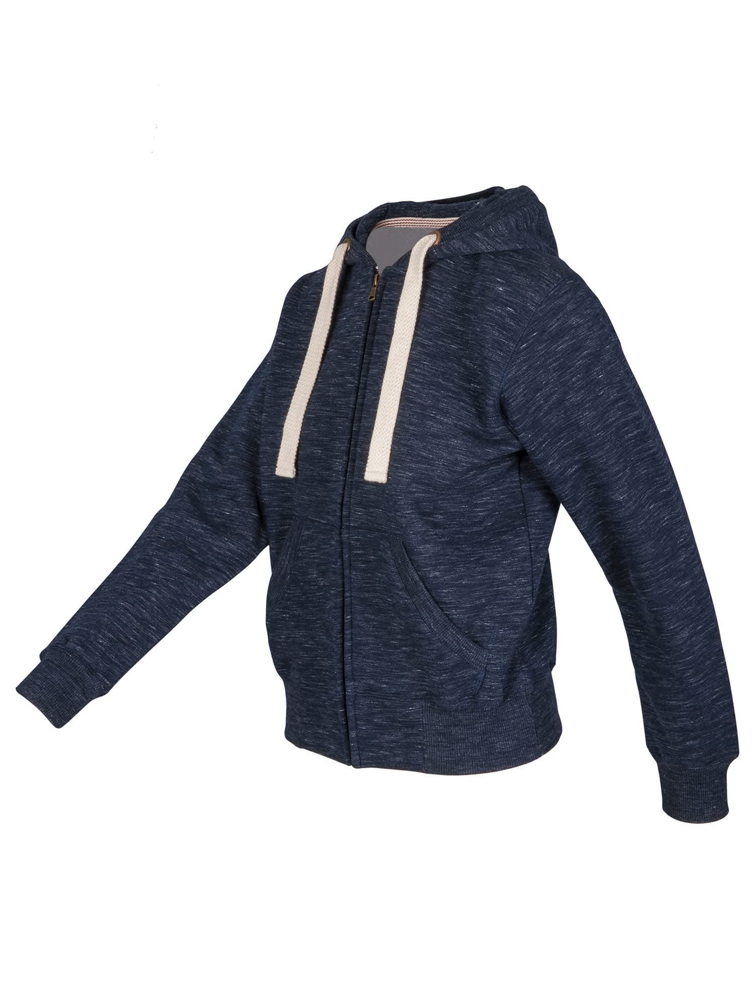 Womens/Junior Heavy Zip Fleece Hoodie