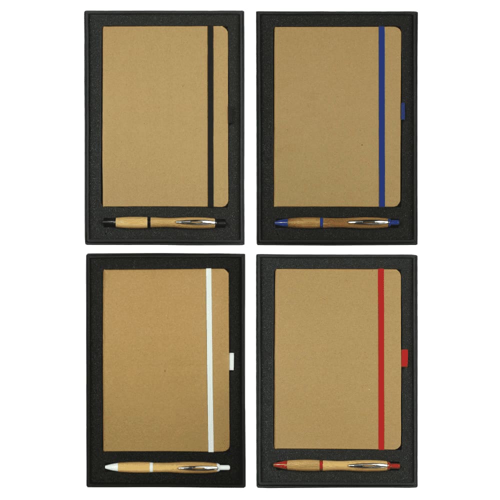 Gift Set w/ JB1022 Colour Bound Journal & 4104 Nash Bamboo Pen