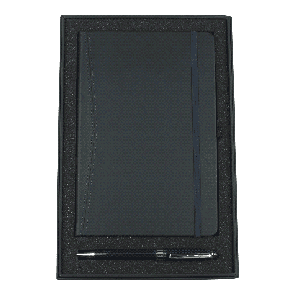 Gift Set w/ 9198 Pedova Pocket Bound JournalBook & 6002 Bristol Twist Ballpoint Pen