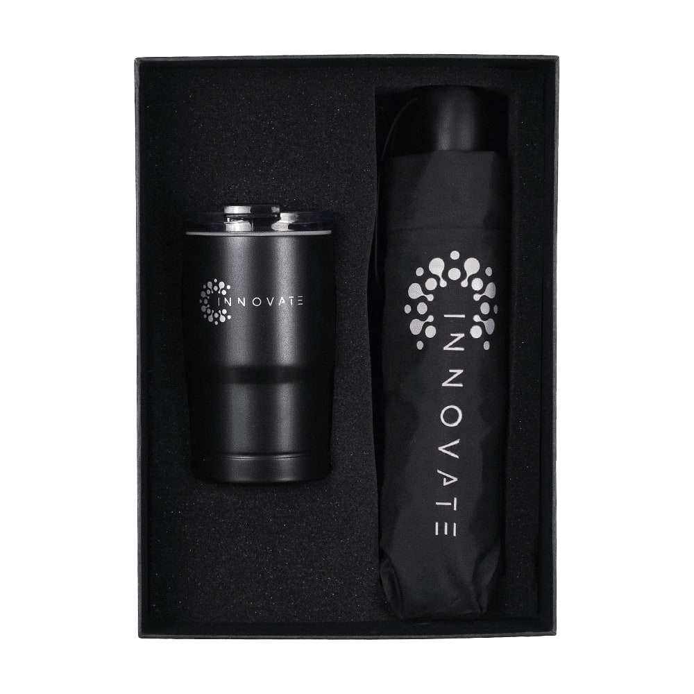 Umbrella & Tumbler Gift Set