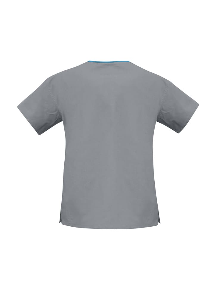 Classic Womens Contrast Crossover Scrub Top