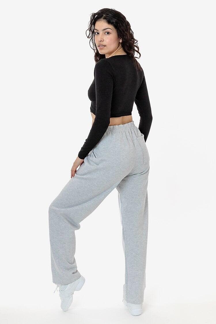 Straight Leg Heavy Fleece Pant