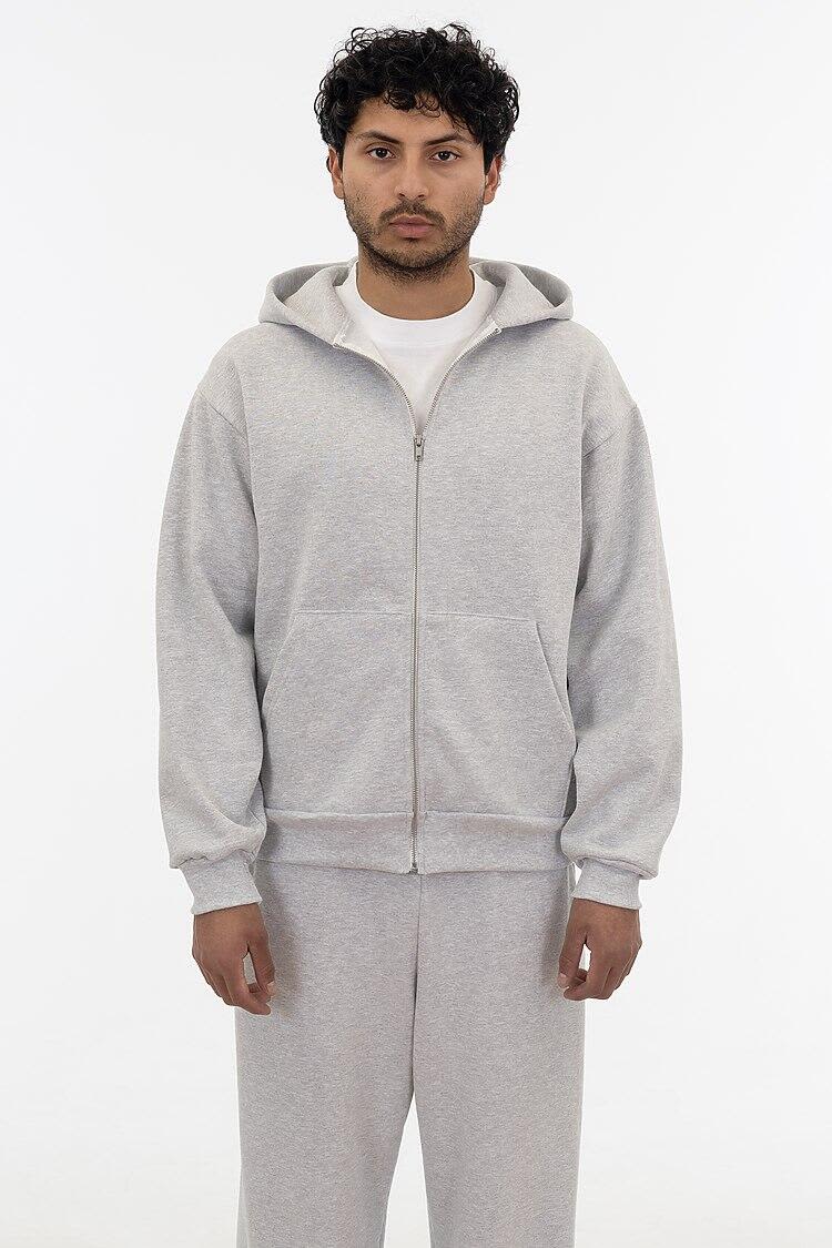 Heavy Fleece Zip-Up Hoodie