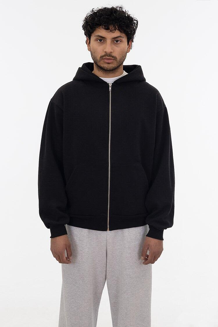 Heavy Fleece Zip-Up Hoodie