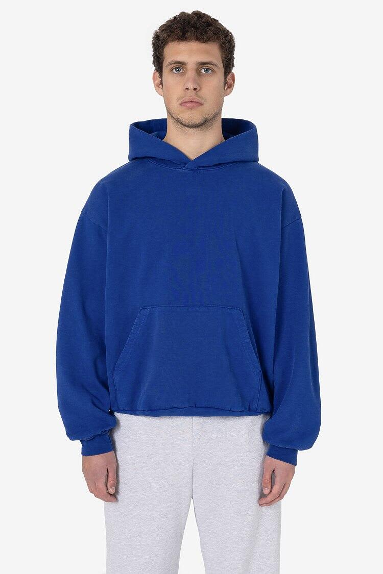 Garment Dye Heavy Fleece Hooded Pullover