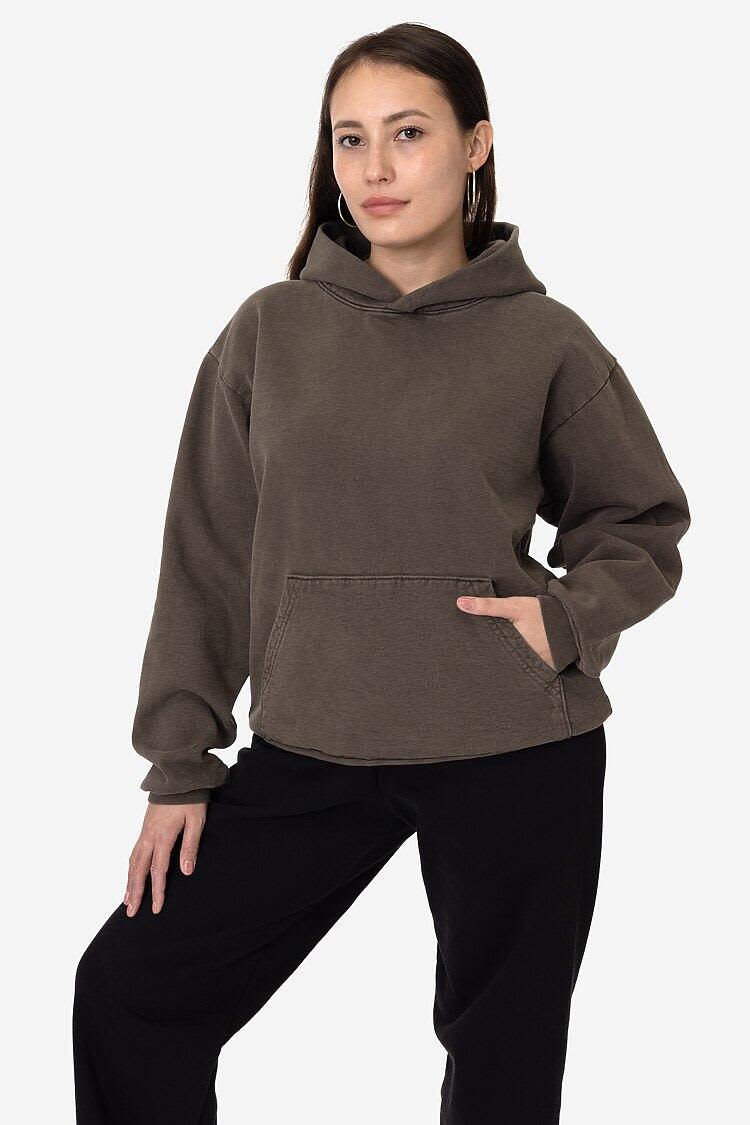Garment Dye Heavy Fleece Hooded Pullover