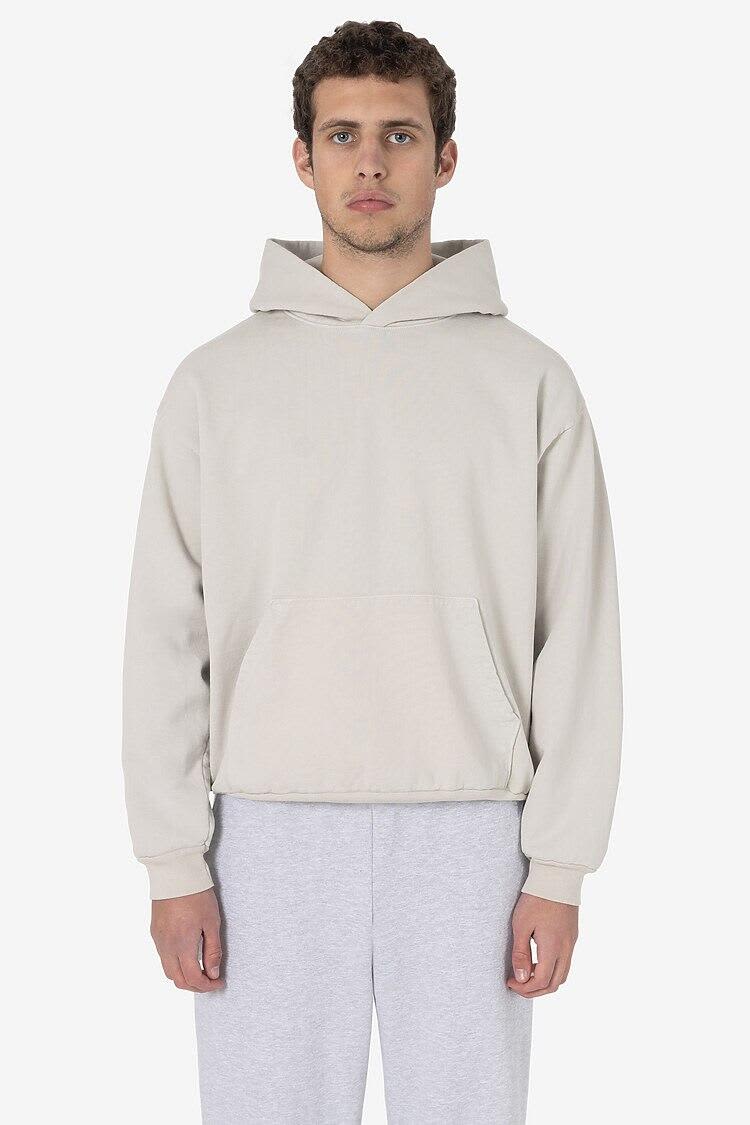 Garment Dye Heavy Fleece Hooded Pullover