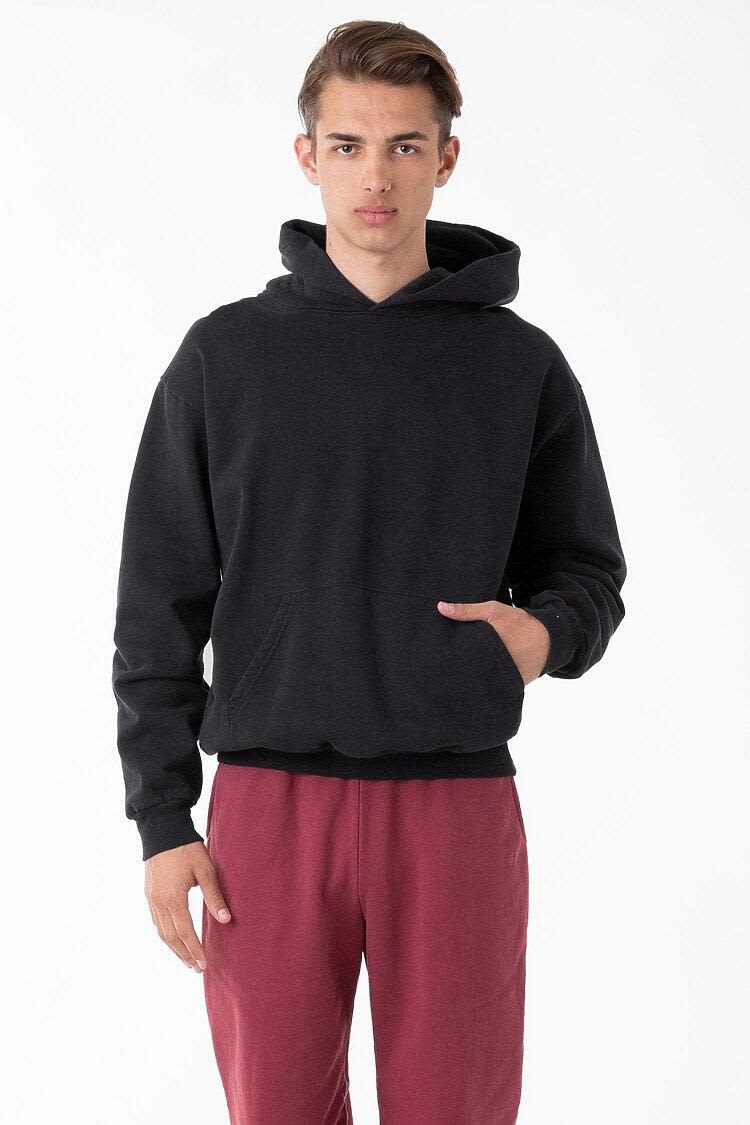 Garment Dye Heavy Fleece Hooded Pullover
