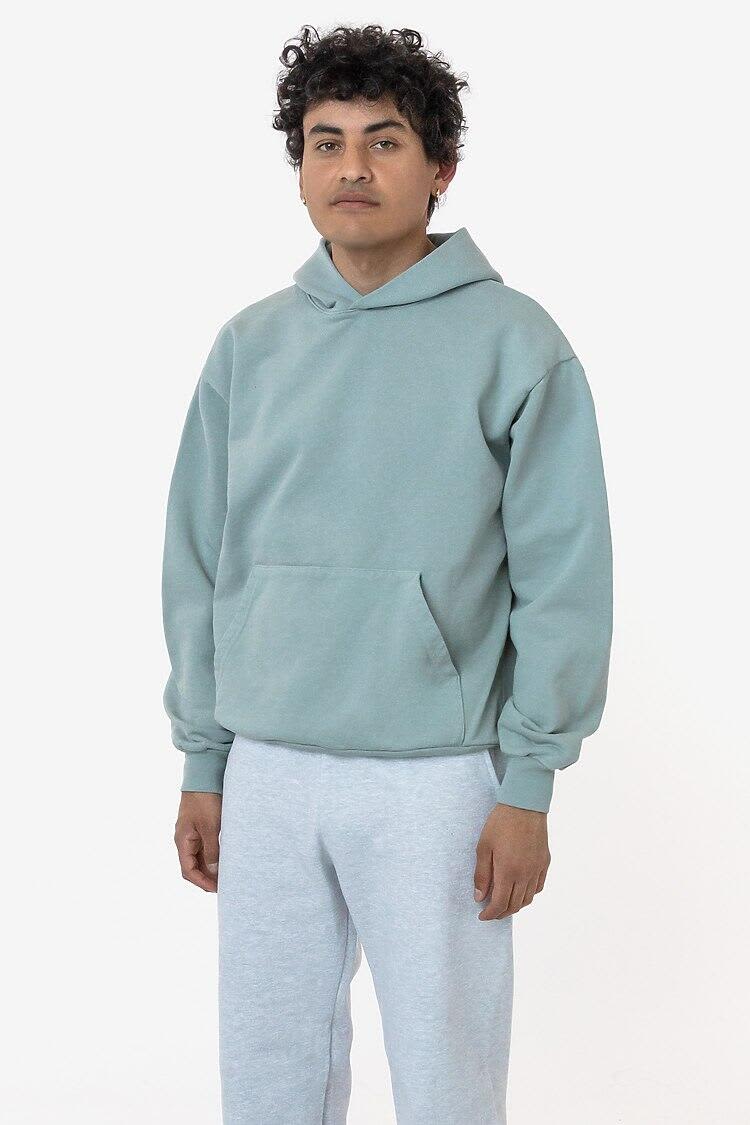 Garment Dye Heavy Fleece Hooded Pullover