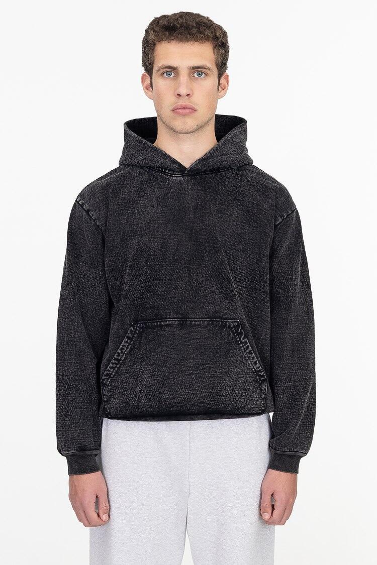 Mineral Wash Heavy Fleece Hooded Pullover