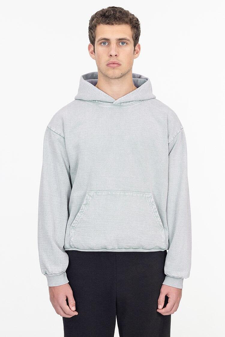 Mineral Wash Heavy Fleece Hooded Pullover