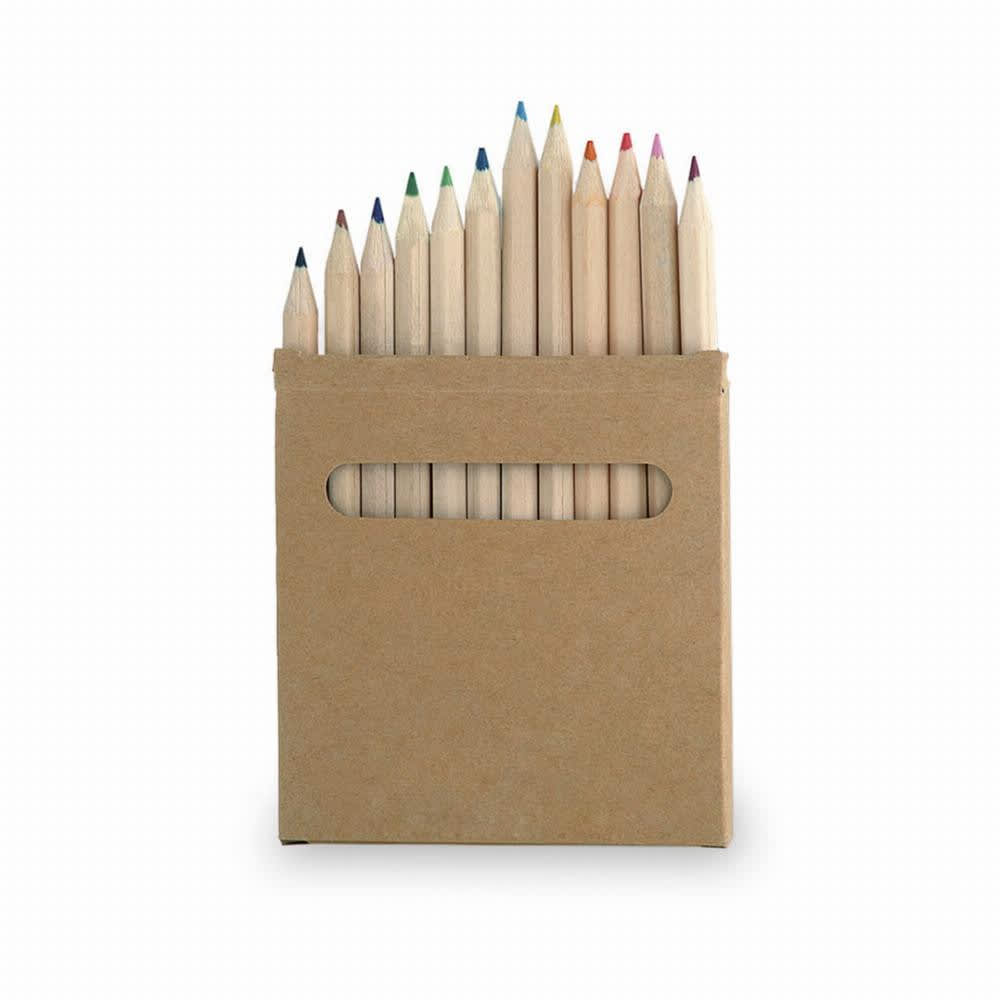 SENNA 12-Piece Wooden Pencil Set in Cardboard Box