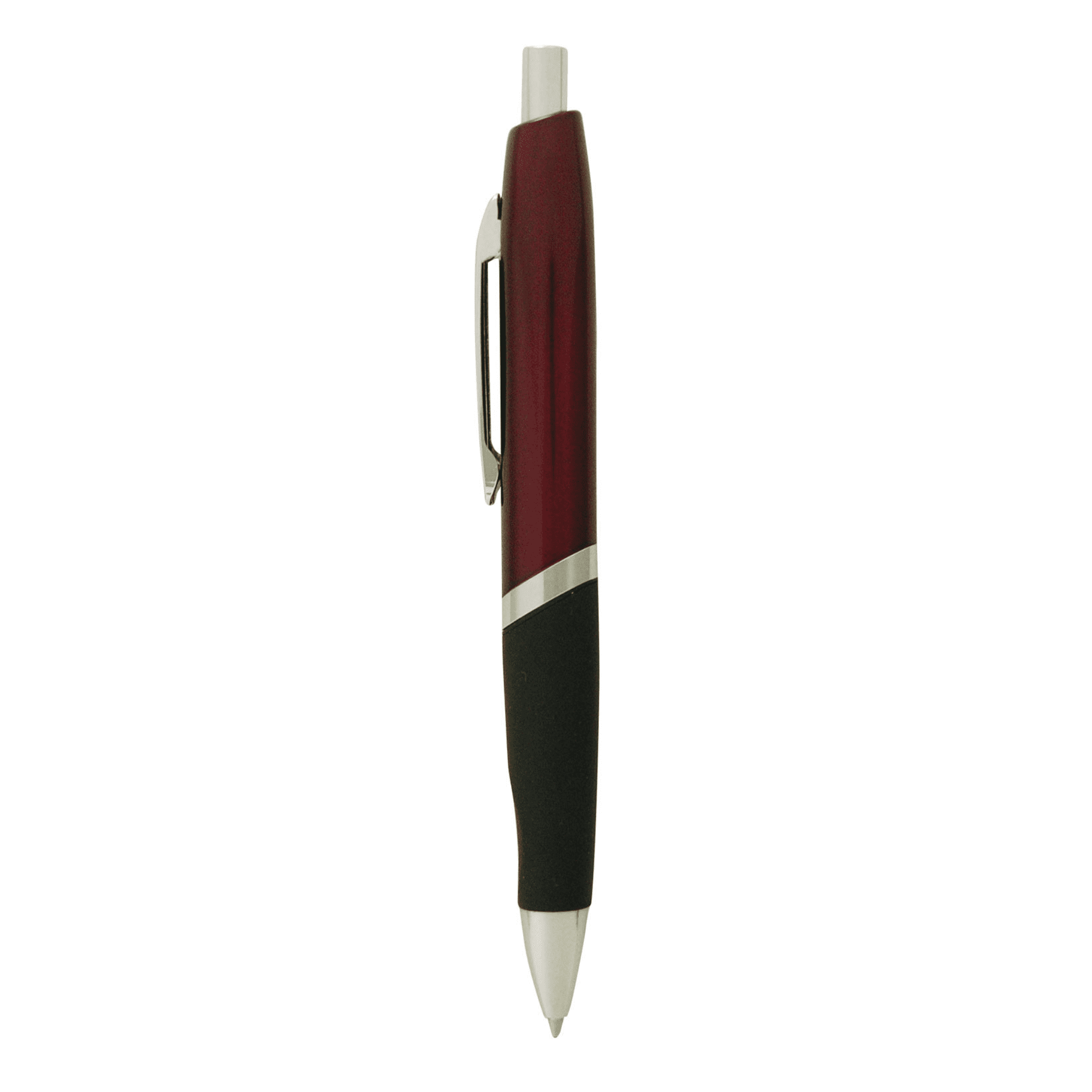 MANSA Push-Button Metal Pen with Rubber Grip