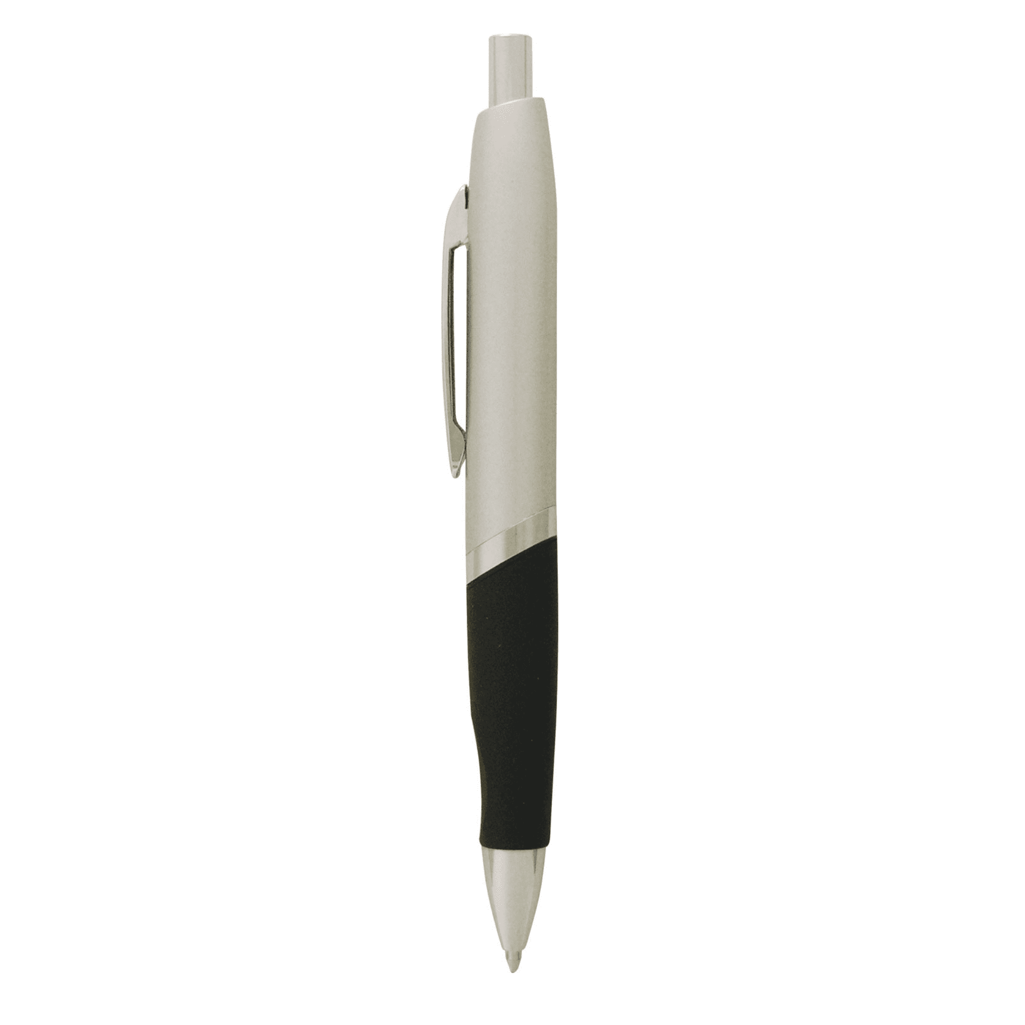 MANSA Push-Button Metal Pen with Rubber Grip
