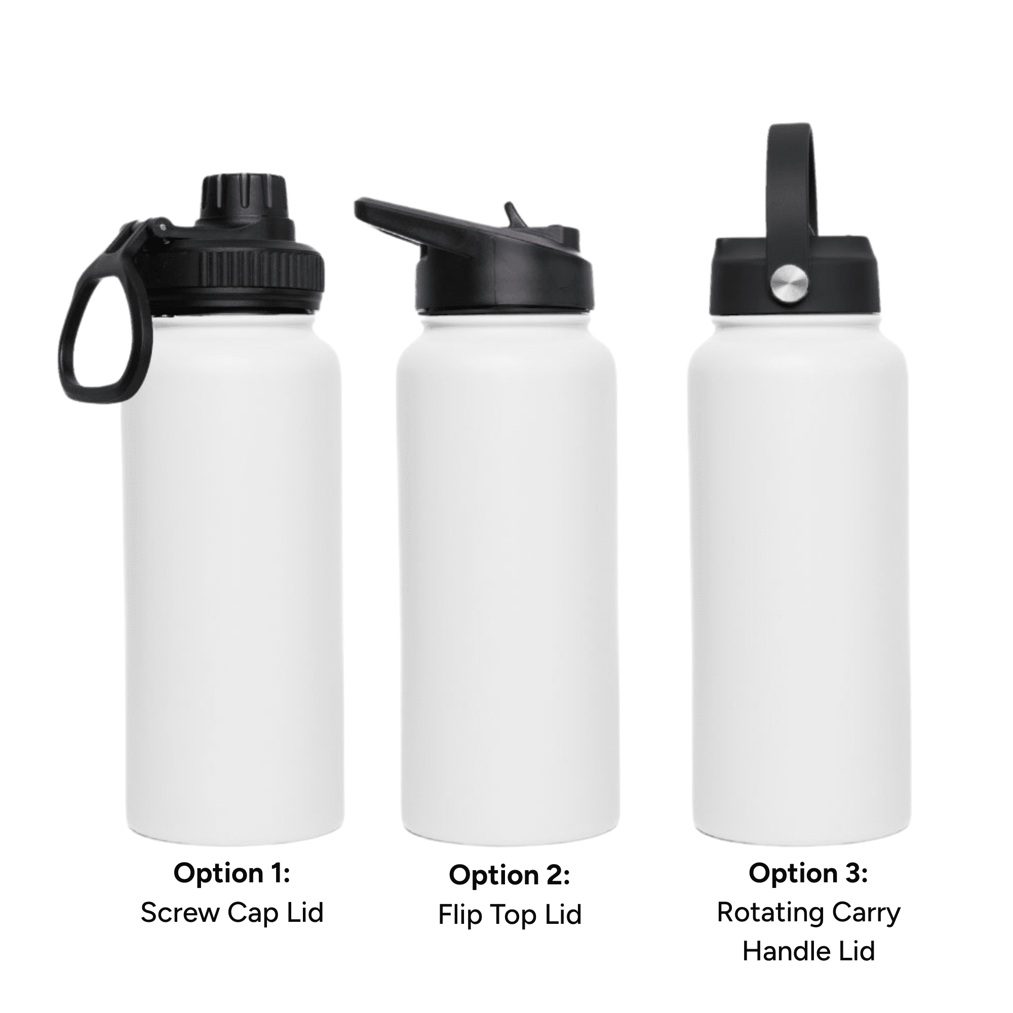 LAPEN 1L Vacuum Bottle - 3 Different Lid Options