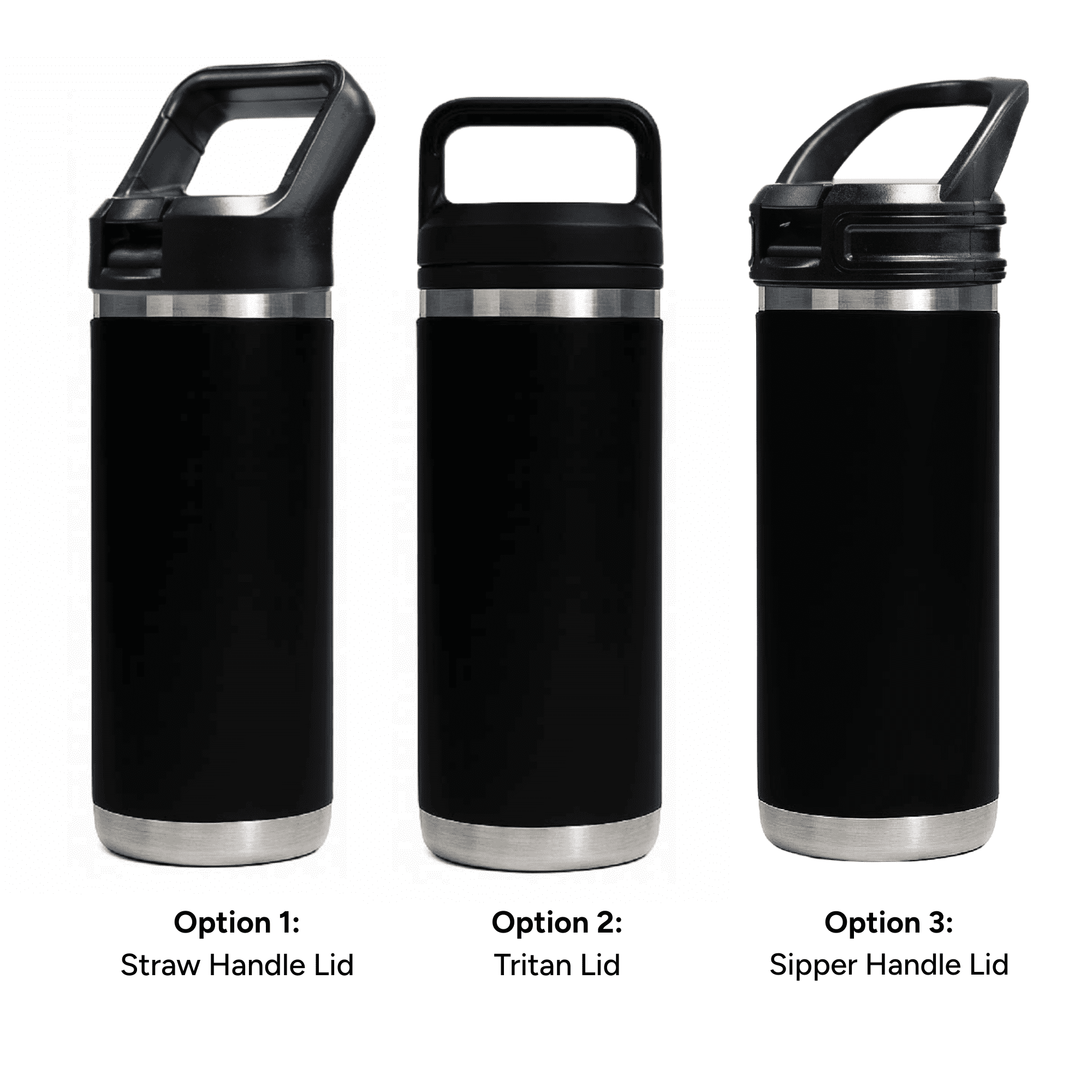 HYDRO - 532ml Vacuum Bottle - 3 Different Lid Options