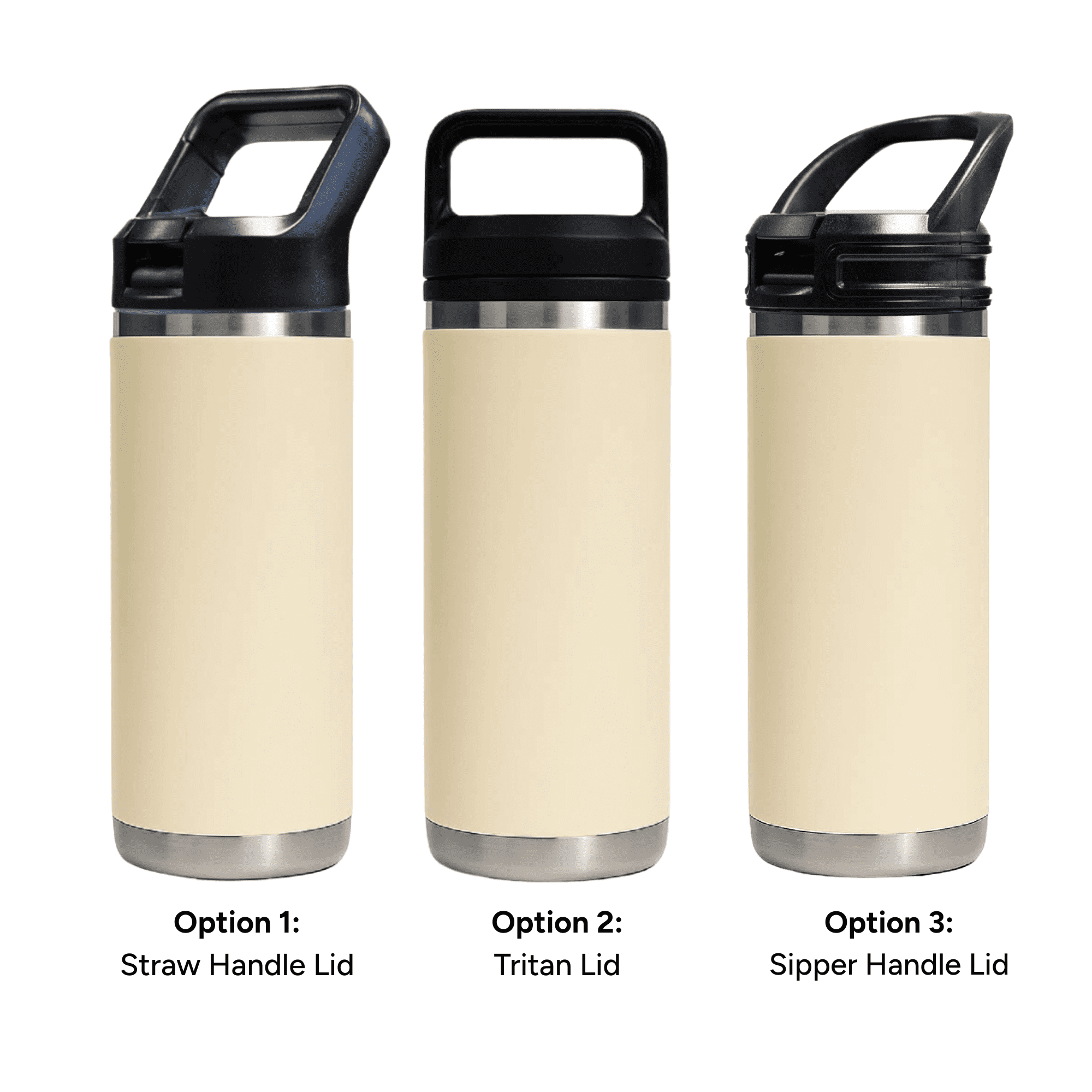HYDRO - 532ml Vacuum Bottle - 3 Different Lid Options