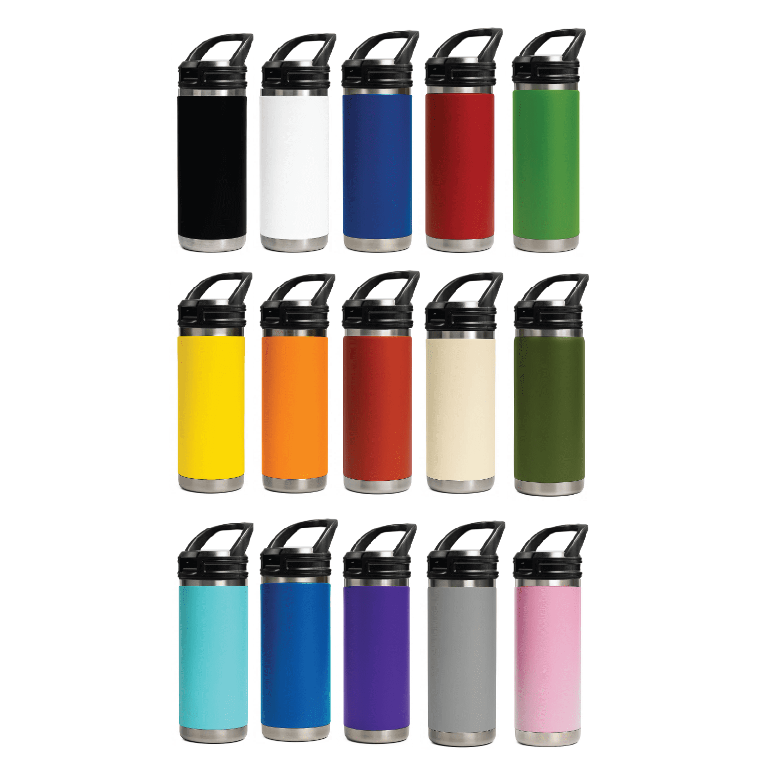 HYDRO - 532ml Vacuum Bottle with Sipper Handle Lid