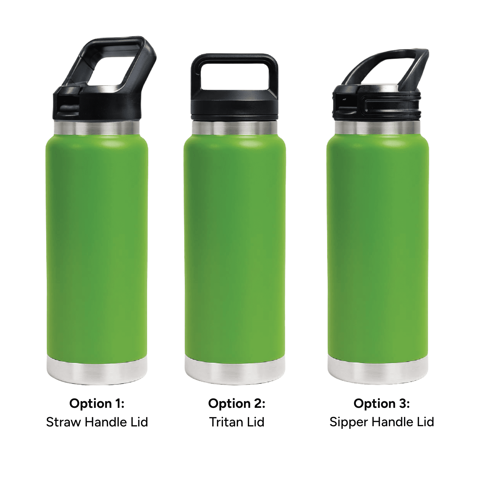 HYDRO - 750ml Vacuum Bottle - 3 Different Lid Options