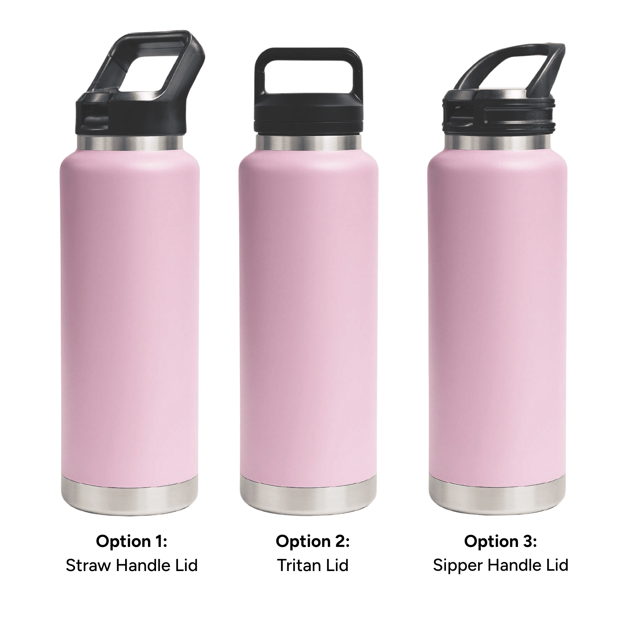 HYDRO - 1L Vacuum Bottle - 3 Different Lid Options