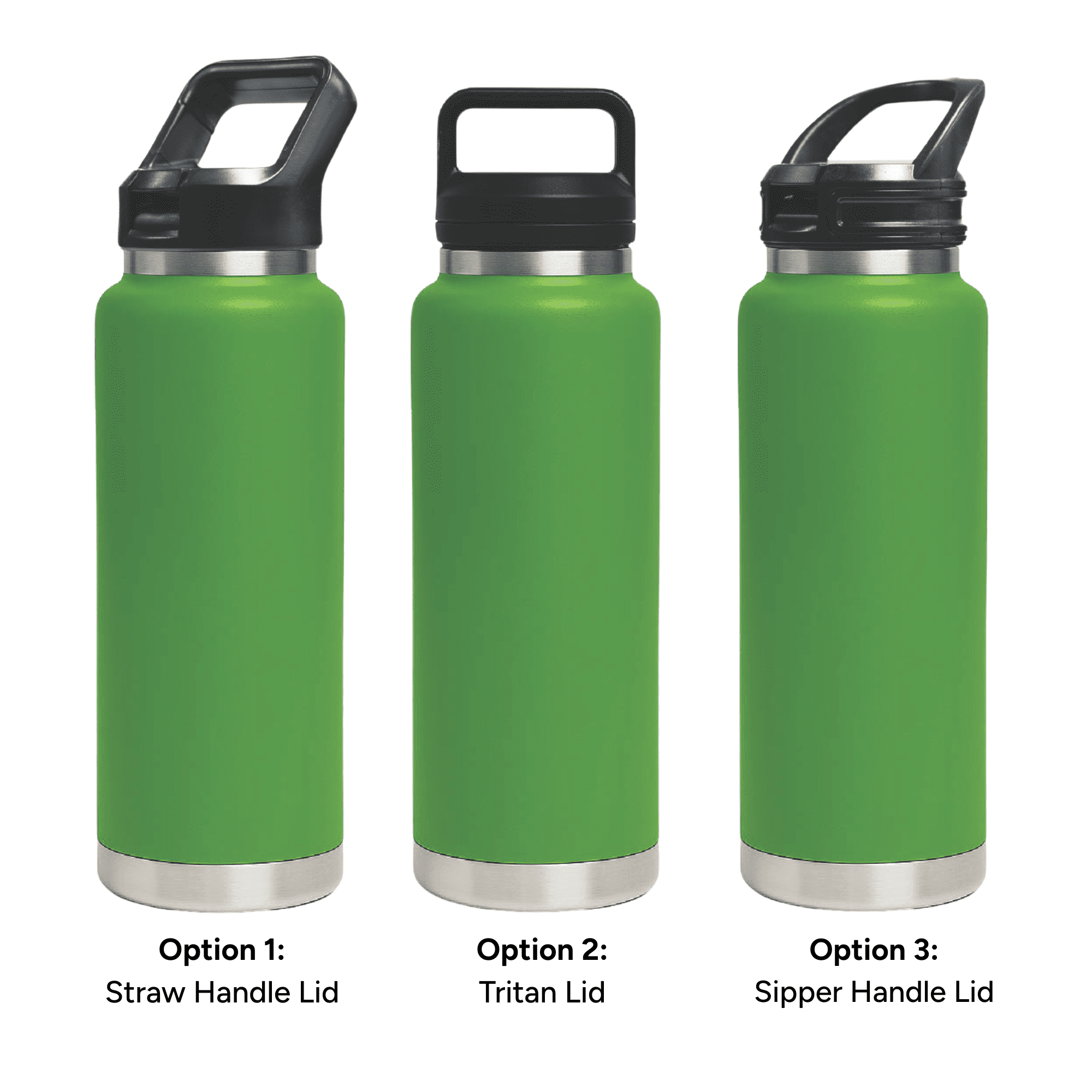 HYDRO - 1L Vacuum Bottle - 3 Different Lid Options