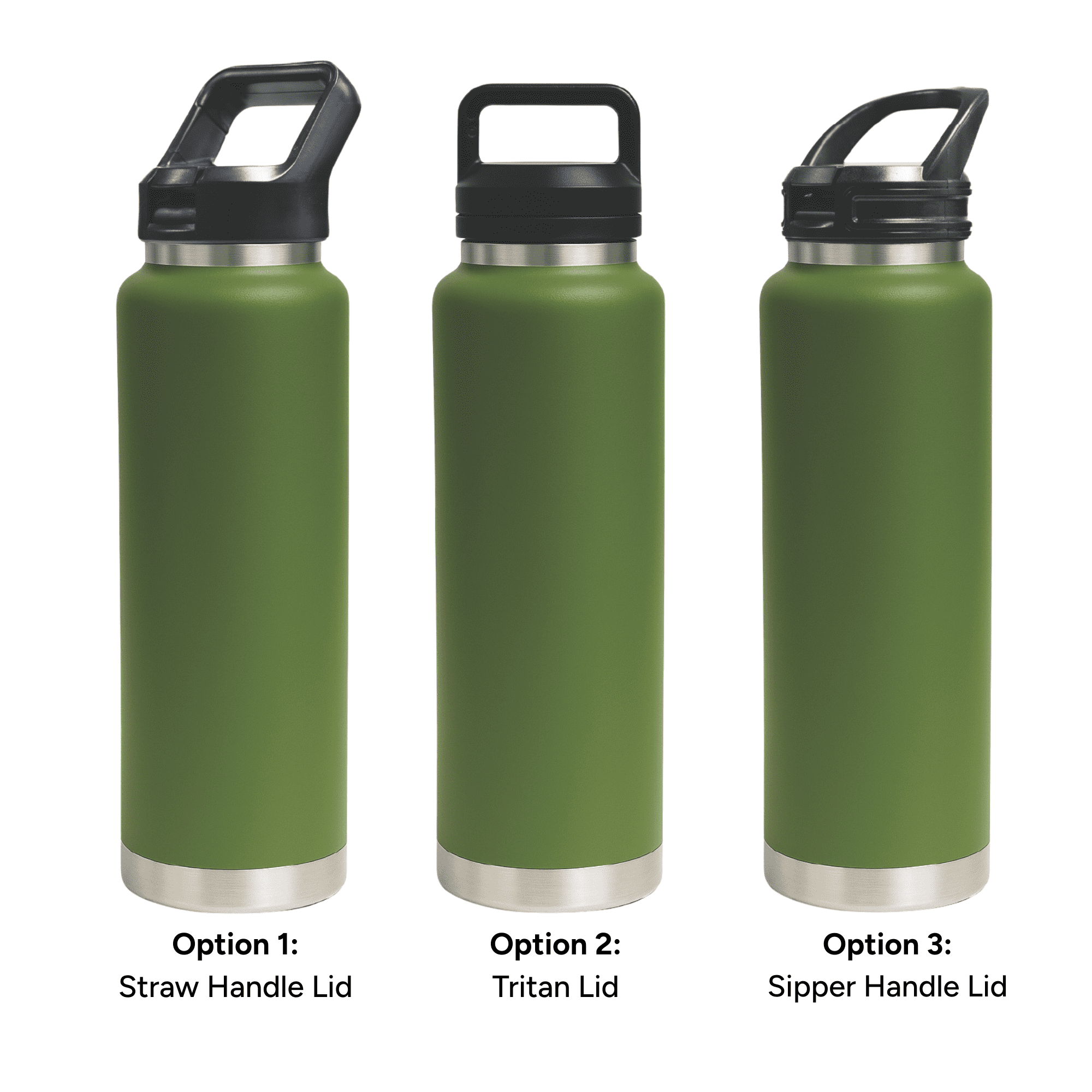 HYDRO - 1L Vacuum Bottle - 3 Different Lid Options
