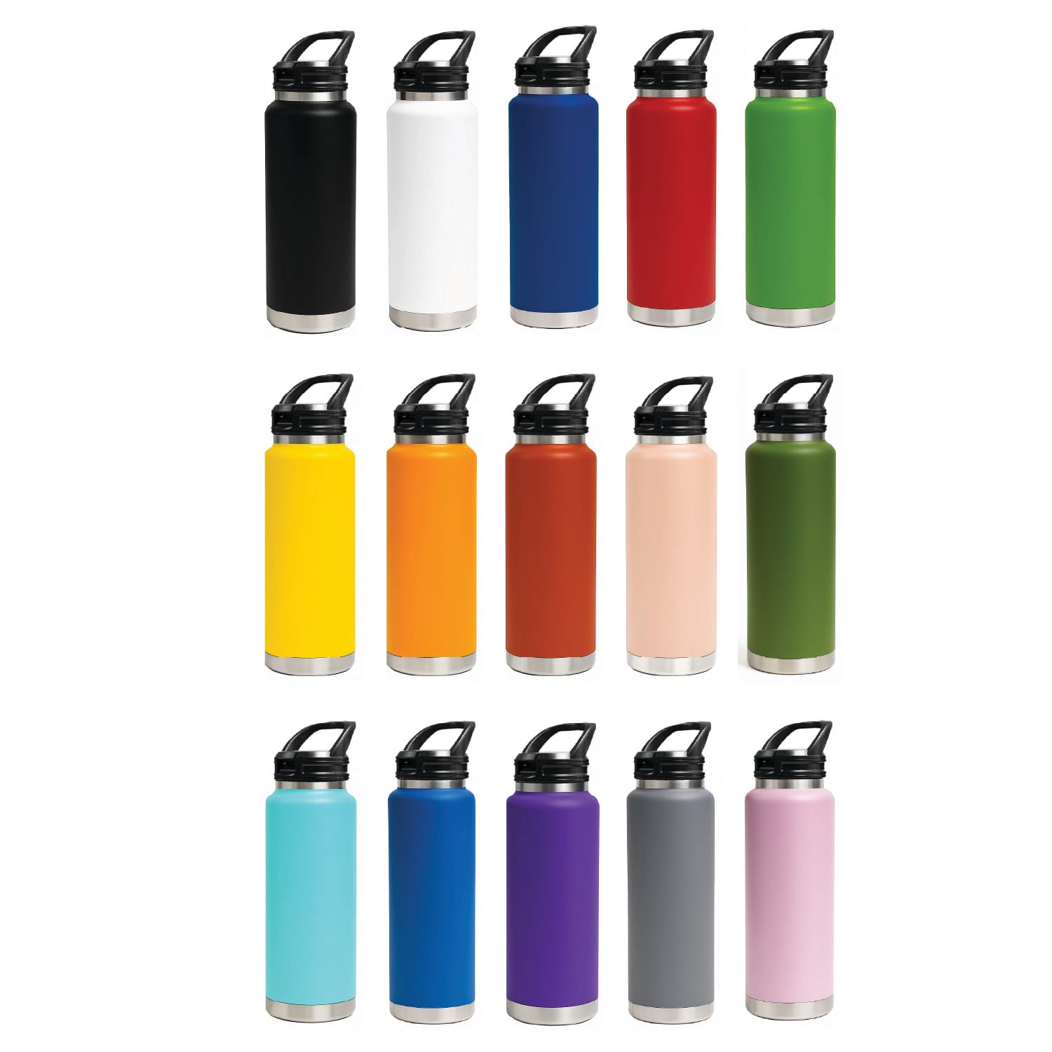 HYDRO - 1L Vacuum Bottle with Sipper Handle Lid