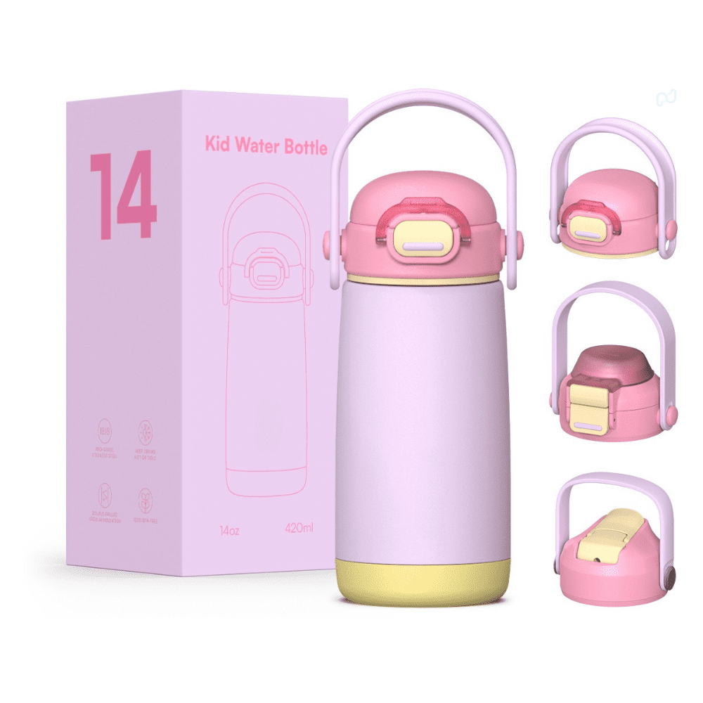 Pulse 420ml Stainless Steel Kids Metal Bottle