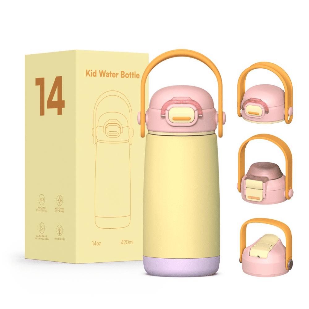 Pulse 420ml Stainless Steel Kids Metal Bottle