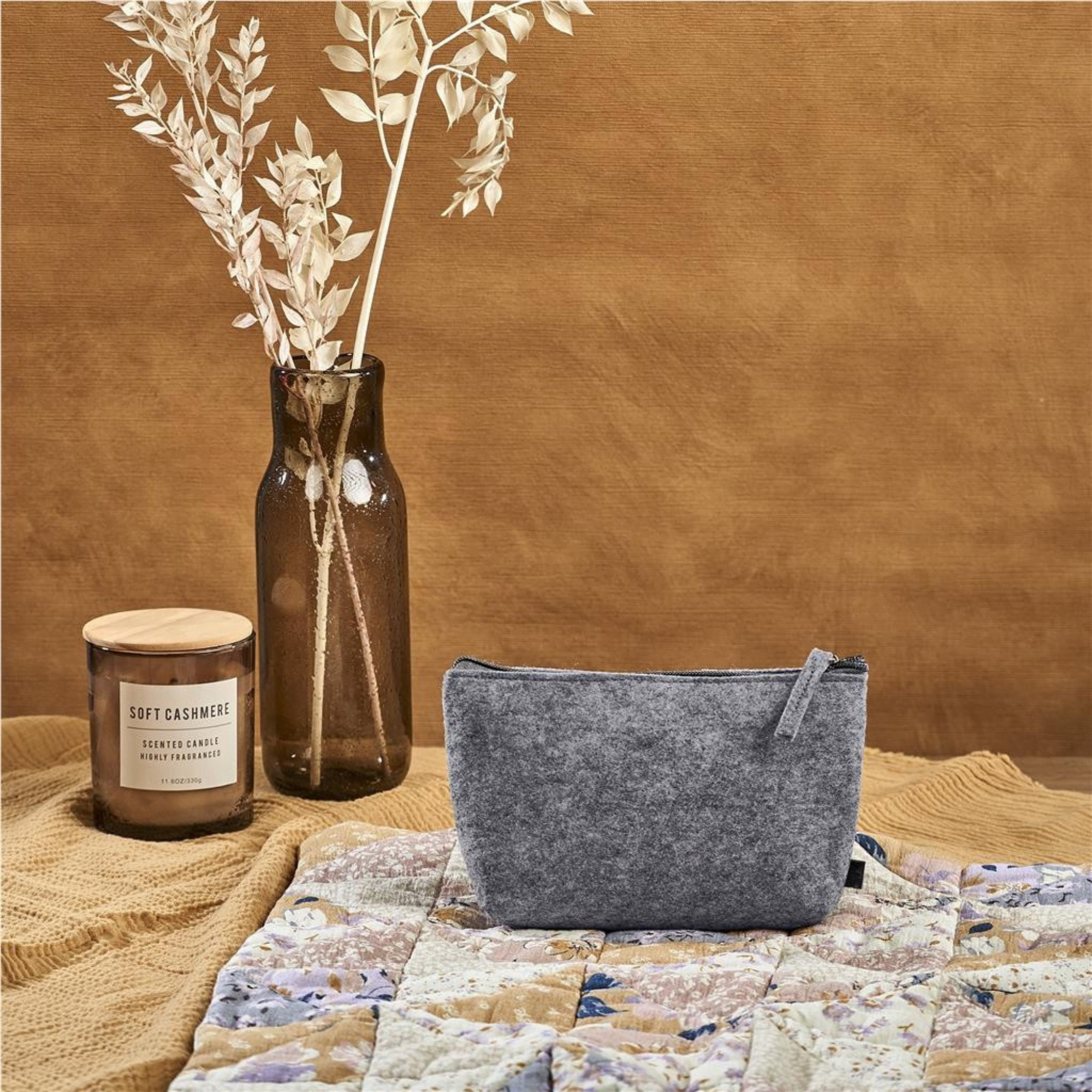 RPET Felt Mini Cosmetic Bag