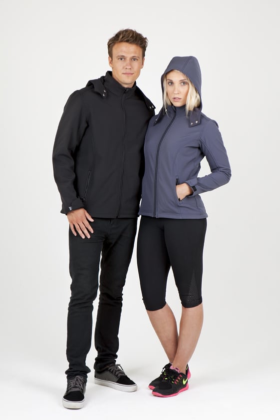 Womens Soft Shell HOODED Jacket - TEMPEST Range