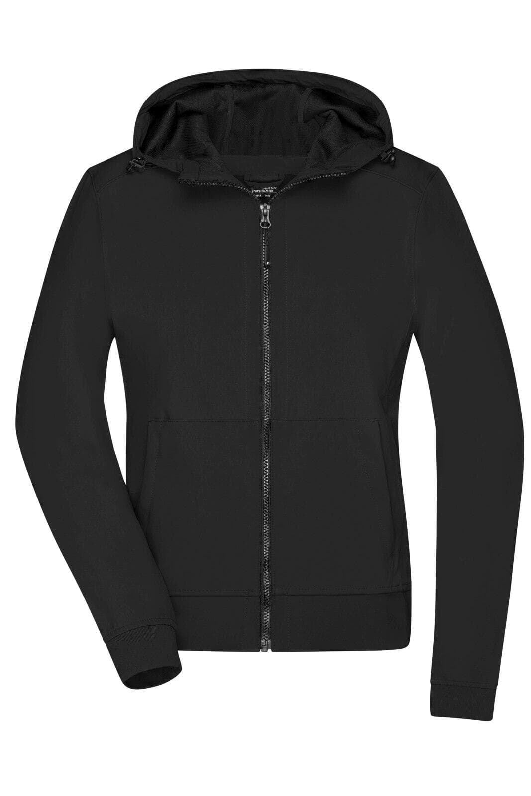 Ladies Hooded Softshell Jacket