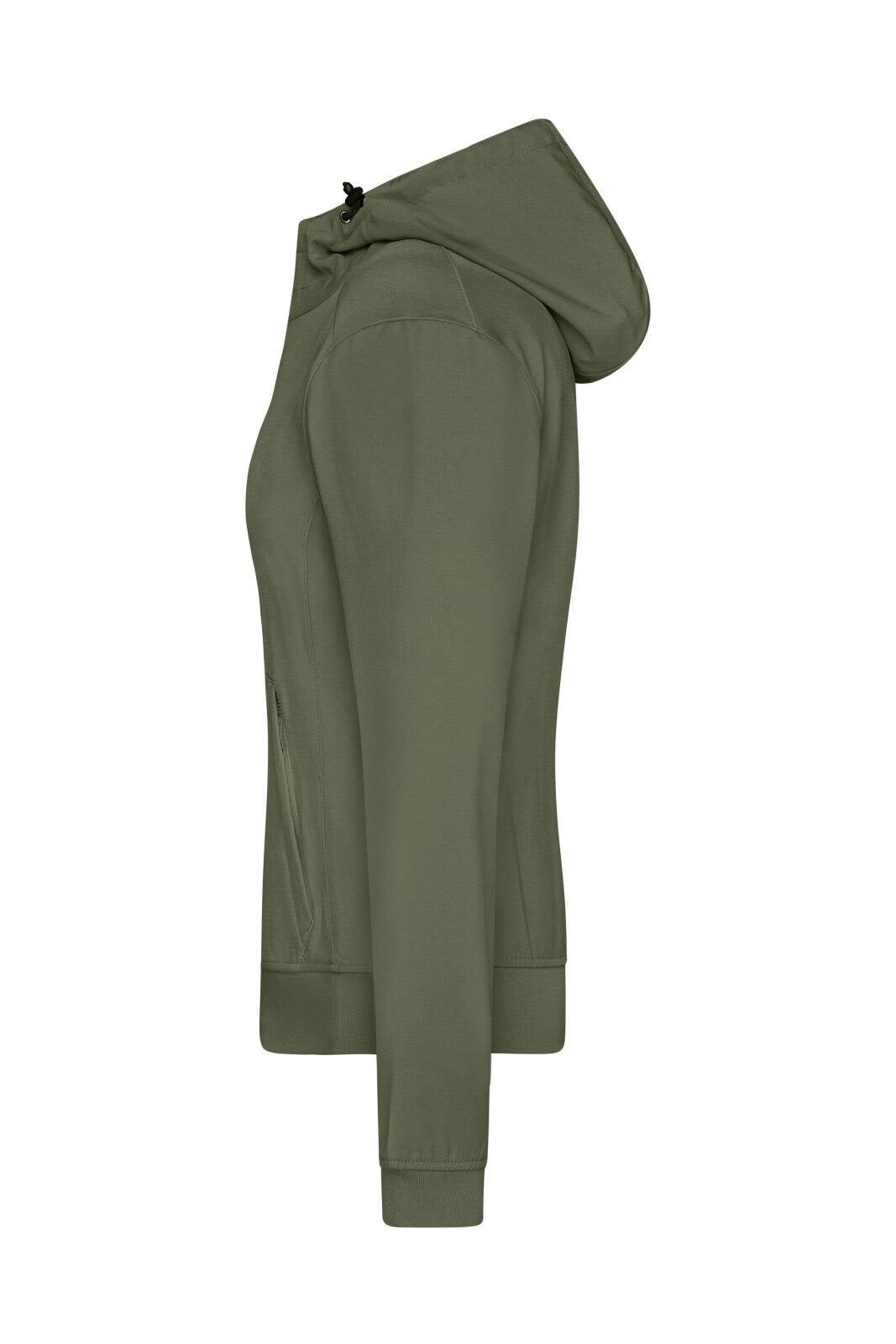 Ladies Hooded Softshell Jacket