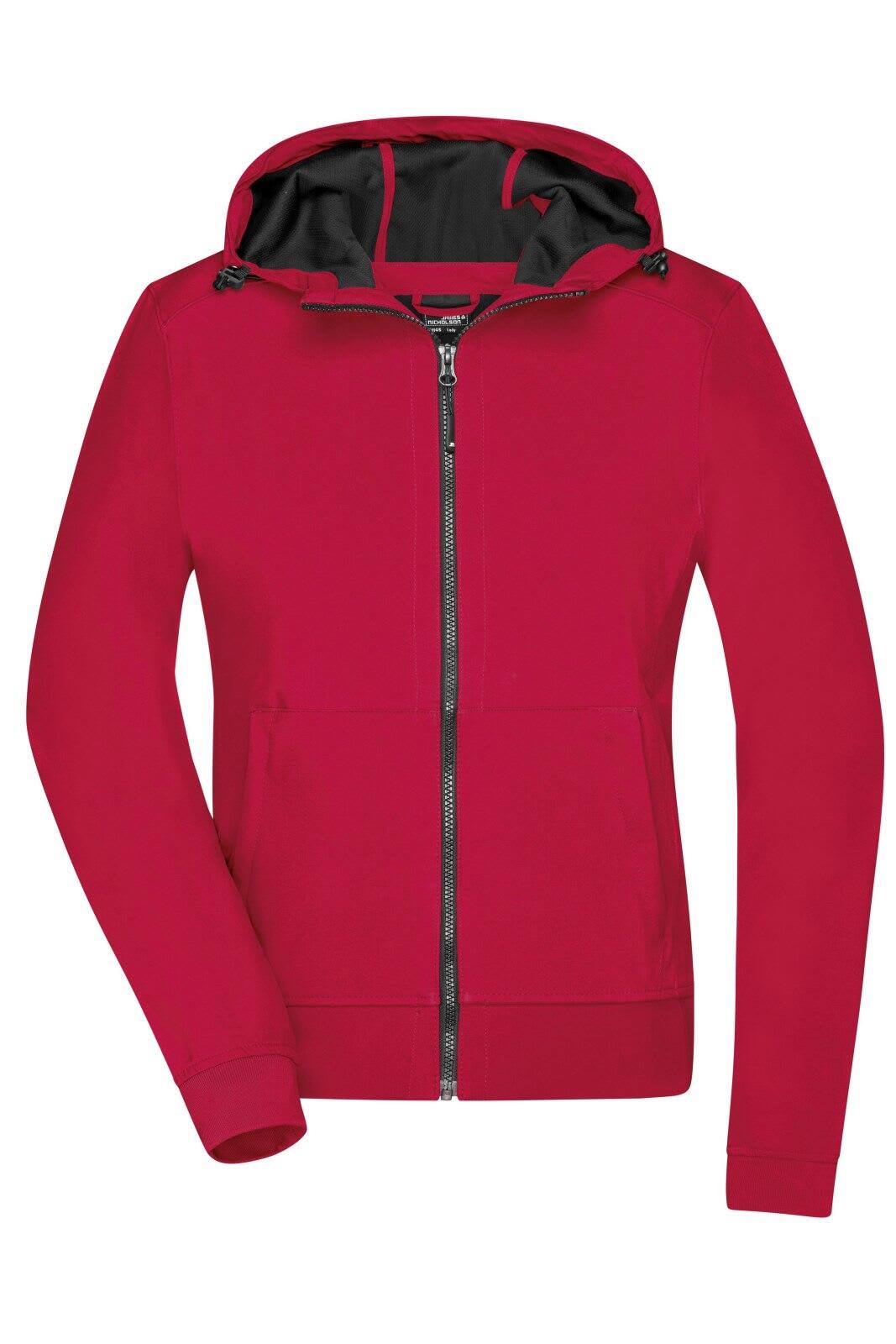 Ladies Hooded Softshell Jacket