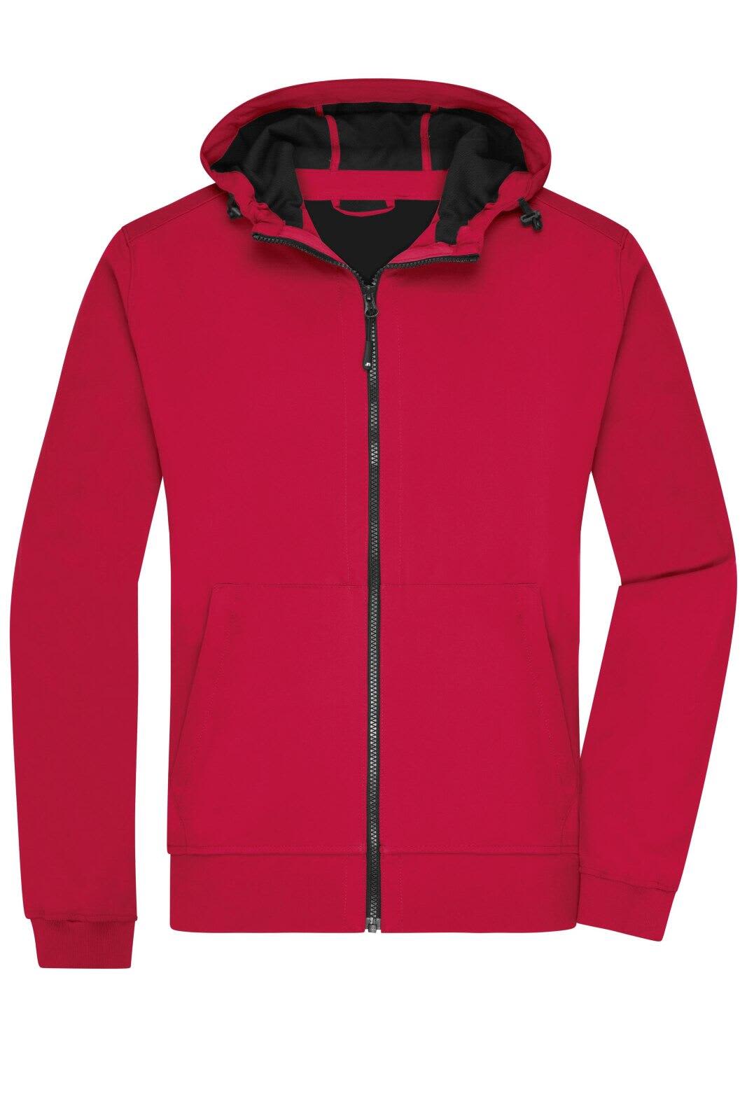 Mens Hooded Softshell Jacket